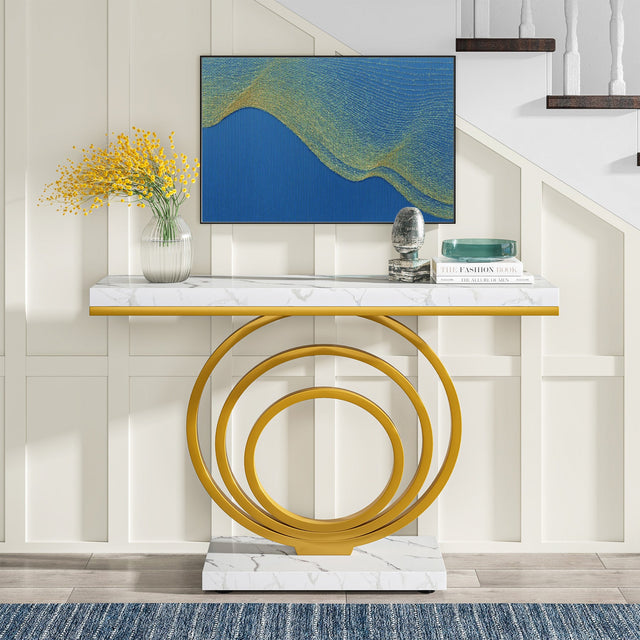 41 inch Console Table entryway styling