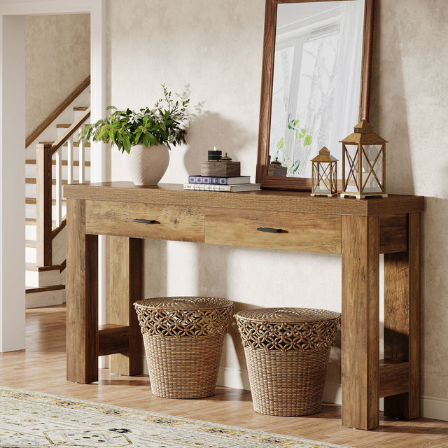 63 inch Console Table lifestyle entryway