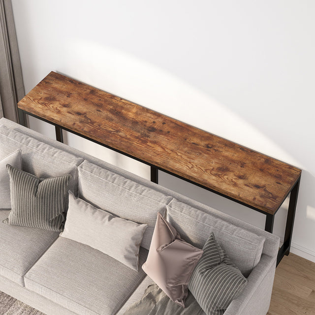 70.9 inch Console Table frame detail