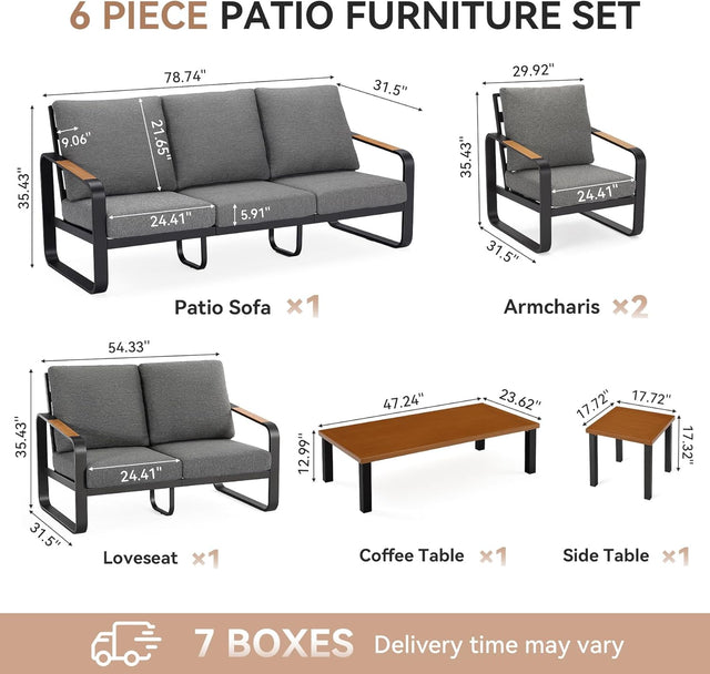 6-Piece Patio Furniture Set