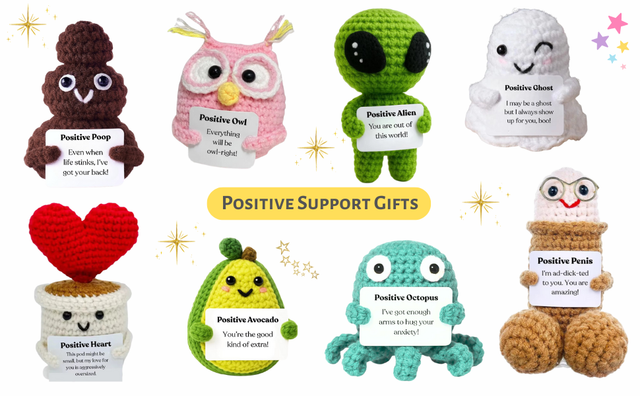 Positive Crochet Plush