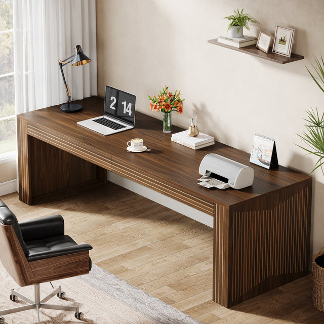 79 inch desk dual workspace overview
