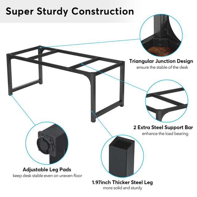 Tribesigns desk scratch resistant surface detail