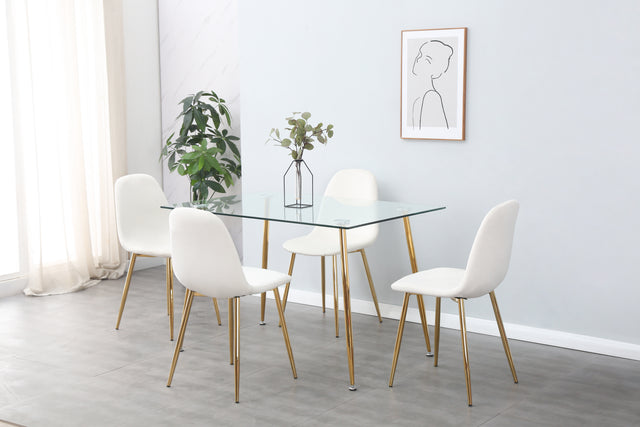 Rectangle Dining Table Set 47"