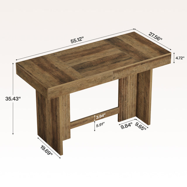 55 inch Kitchen Island large worktop lifestyle