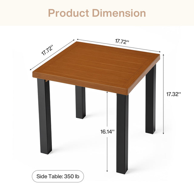Square Outdoor Side Table