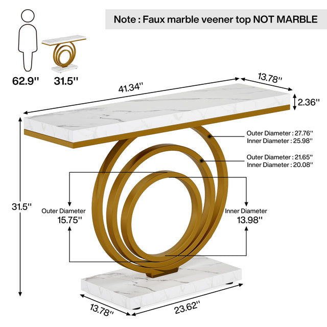41 inch Console Table ring base lifestyle