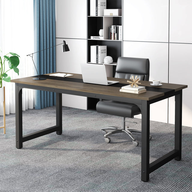 Tribesigns desk Vintage Gray Black color variant