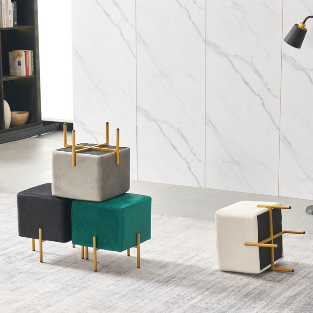 Ottoman Stool Set of 2