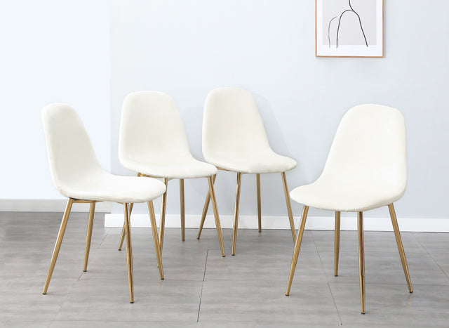 Velvet Dining Chairs Set of 4