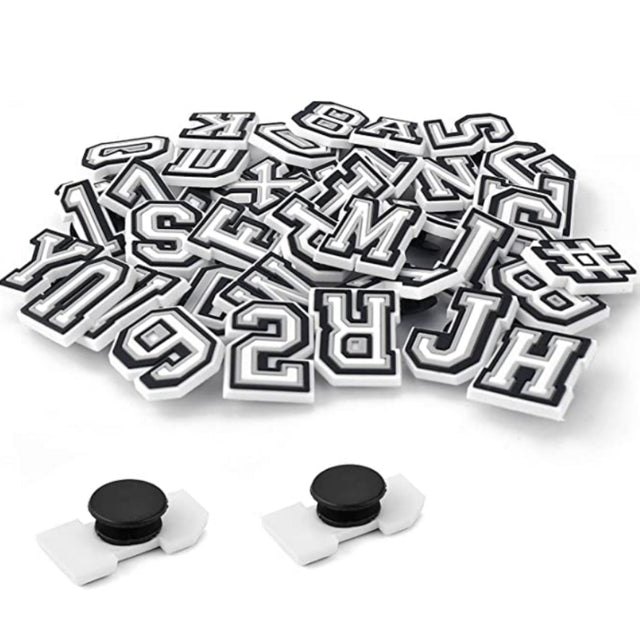 Letter Shoe Charms