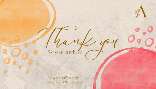 Custom Thank You Card