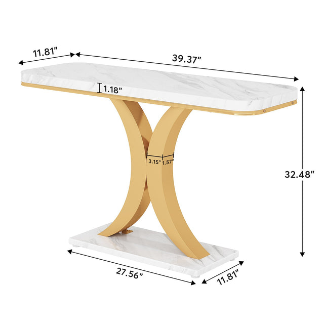40 inch Console Table lifestyle entryway