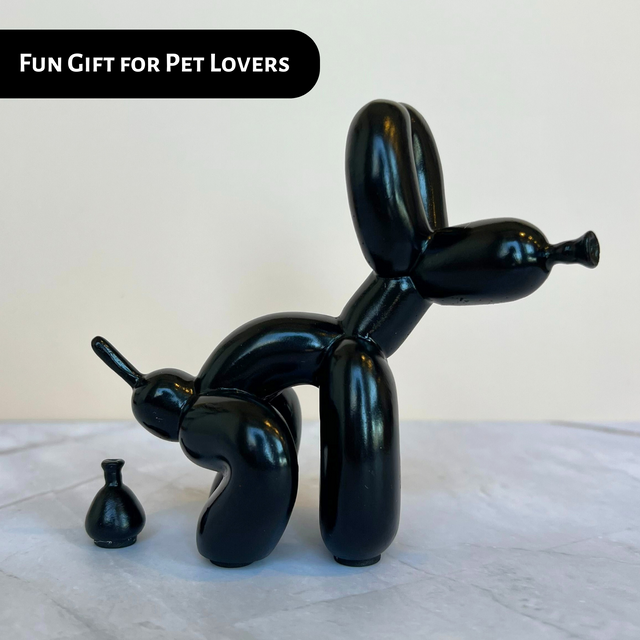 Pooping Dog Sculpture