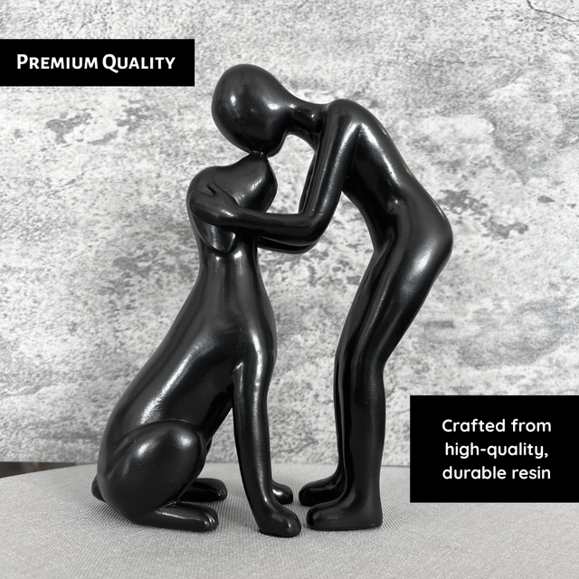 Dog Owner Sculpture