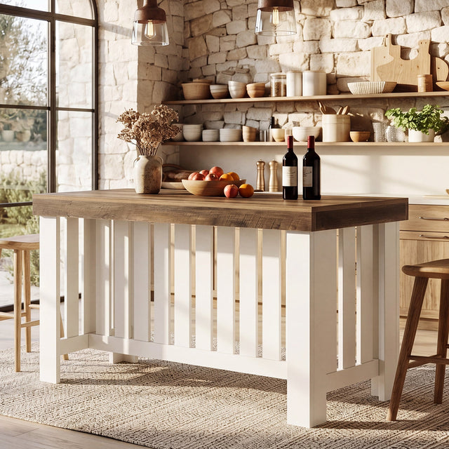 55 inch Kitchen Island base detail