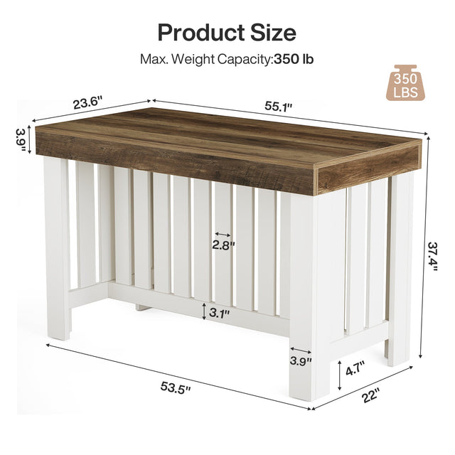 55 inch Kitchen Island lifestyle
