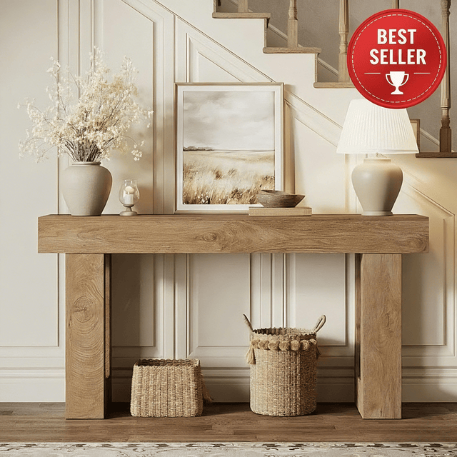 63 inch Rustic Sofa Table dimensions