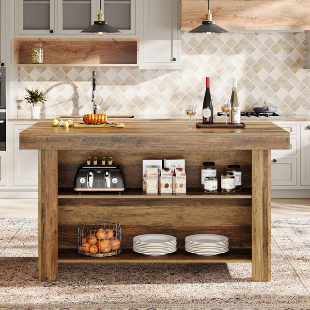 55 inch Kitchen Island detail