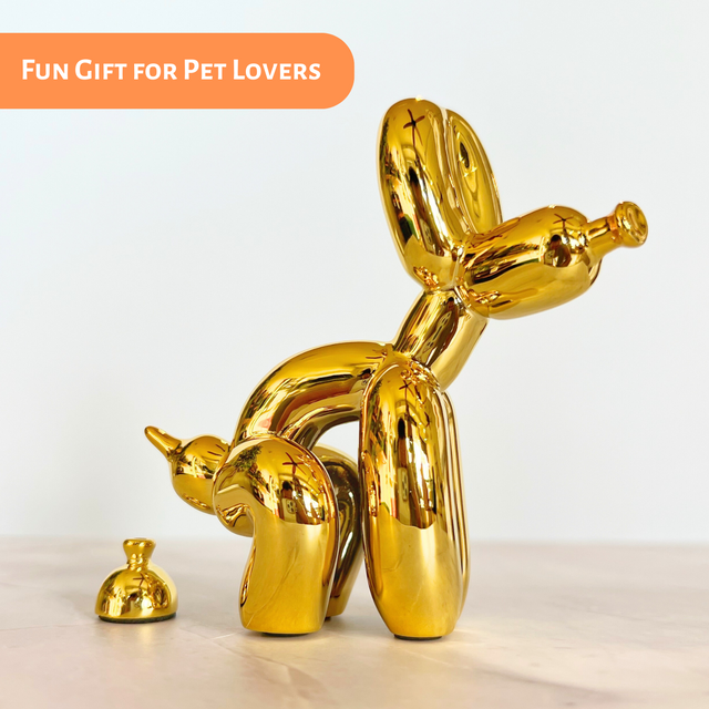 Pooping Dog Sculpture