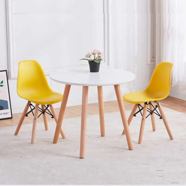 Kids table and chairs set Yellow