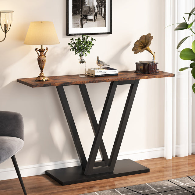 43 inch Industrial Console Table dimensions