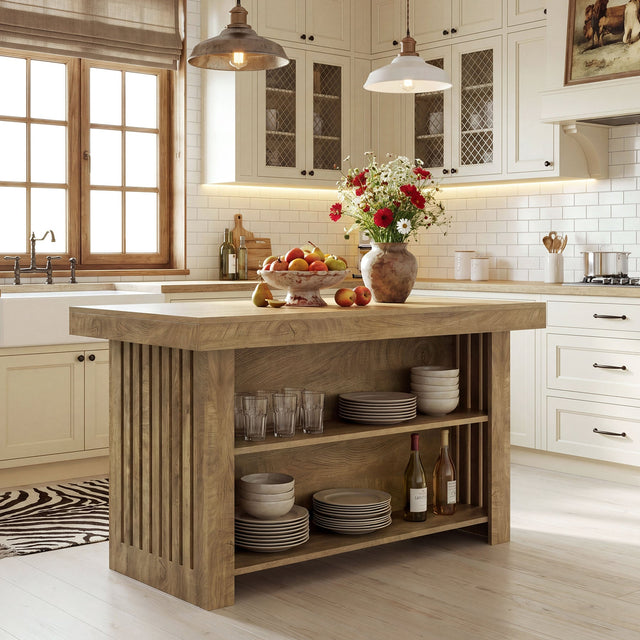 63 inch Farmhouse Island Table worktop