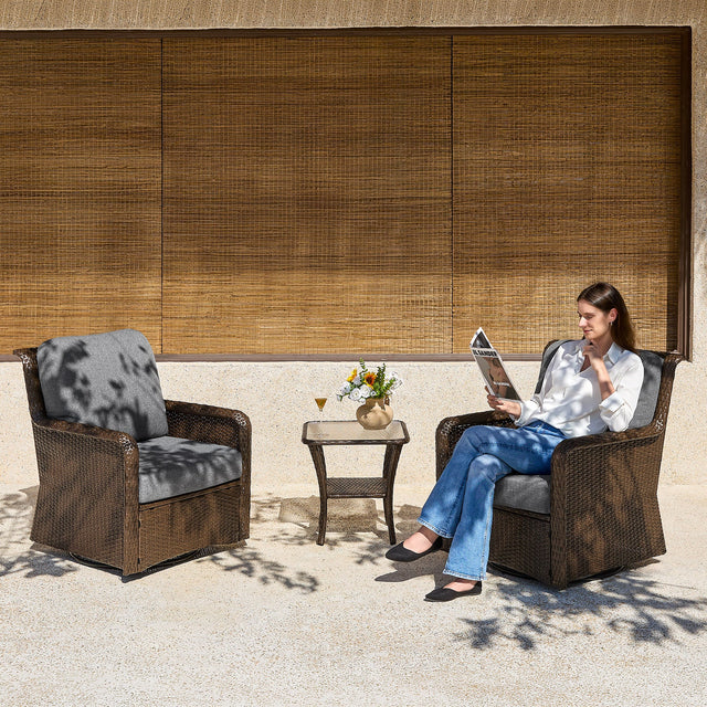 5-Piece Wicker Patio Set