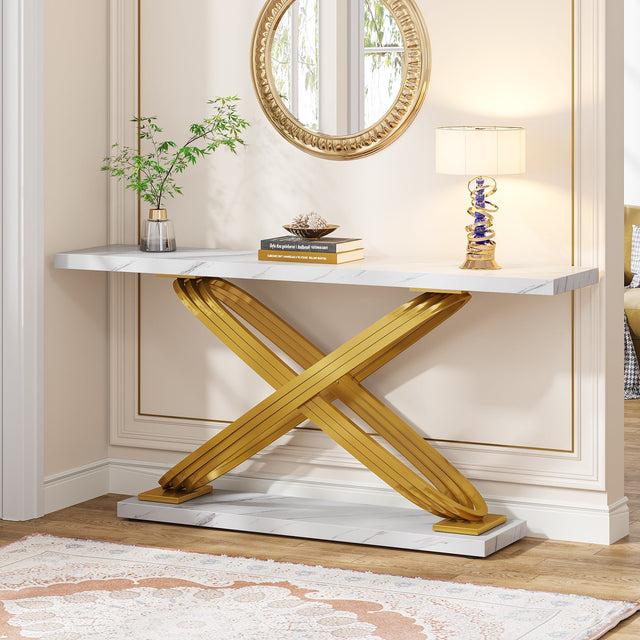 55 inch Console Table lifestyle living room
