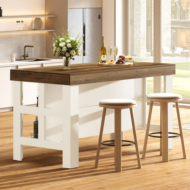 55 inch Kitchen Island seating detail