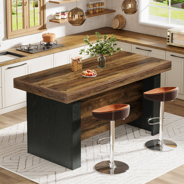 55 inch Farmhouse Kitchen Island dimensions