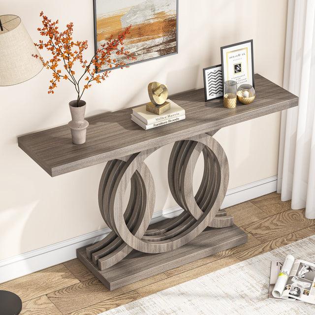 55 inch Geometric Console Table entryway