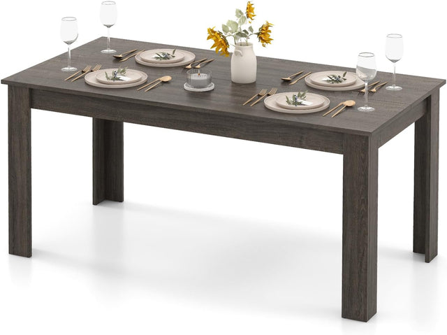 Wood Dining Table 63"
