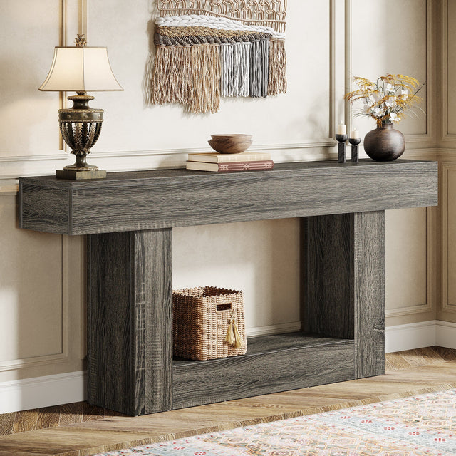 63 inch Wooden Console Table color variant