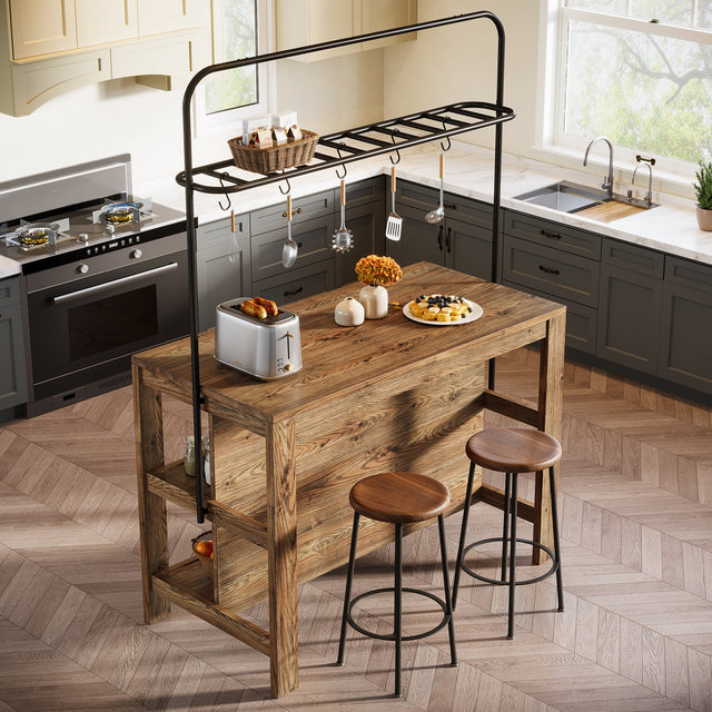 47 inch Solid Wood Kitchen Island dimensions