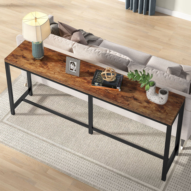 70.9 inch Console Table behind sofa styling