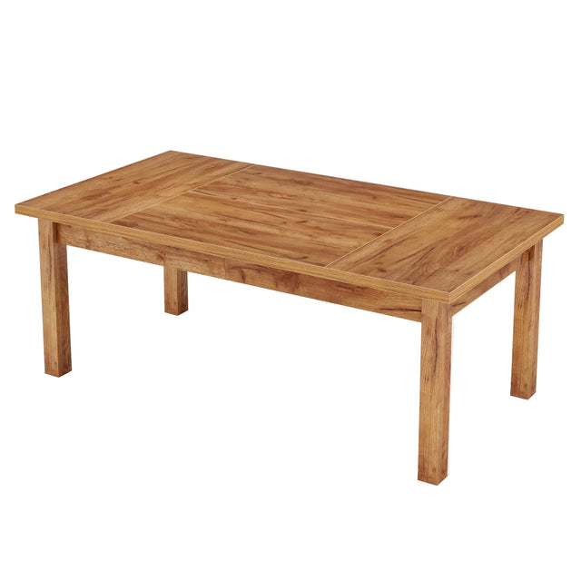 70.9" Wood Dining Table for 6-8 People, Farmhouse Breakfast Table