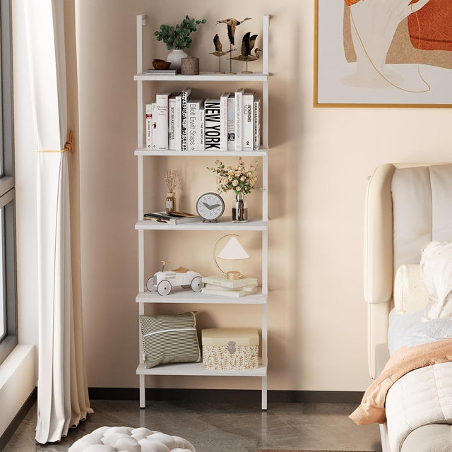 5-Tier Ladder Book Shelf