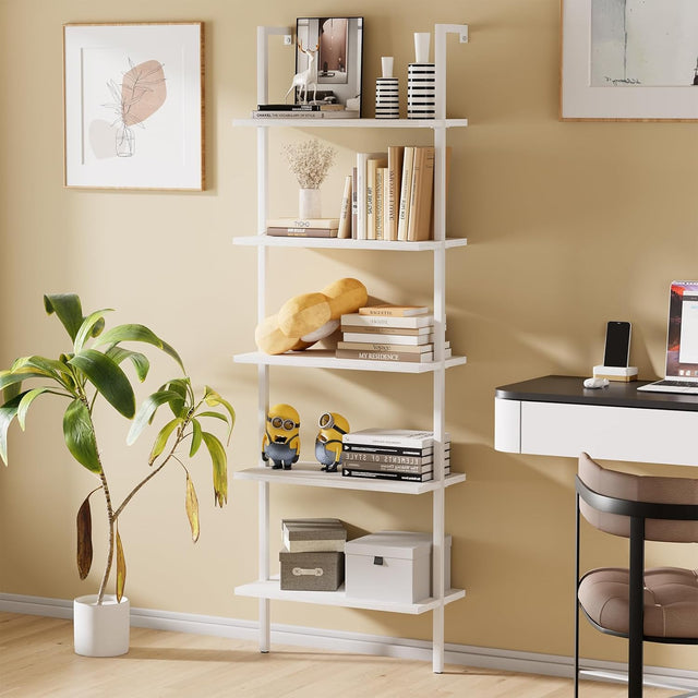 5-Tier Ladder Book Shelf