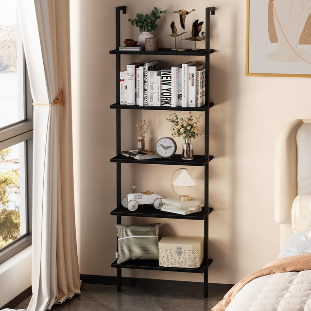 5-Tier Ladder Book Shelf