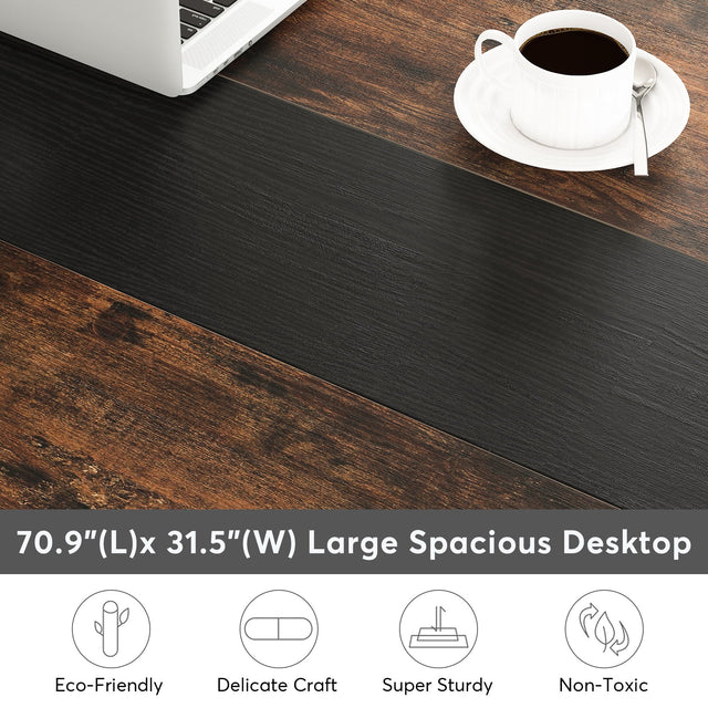 Desk heavy duty frame triangular reinforcement detail