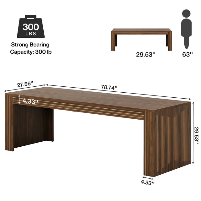 79 inch desk feature details