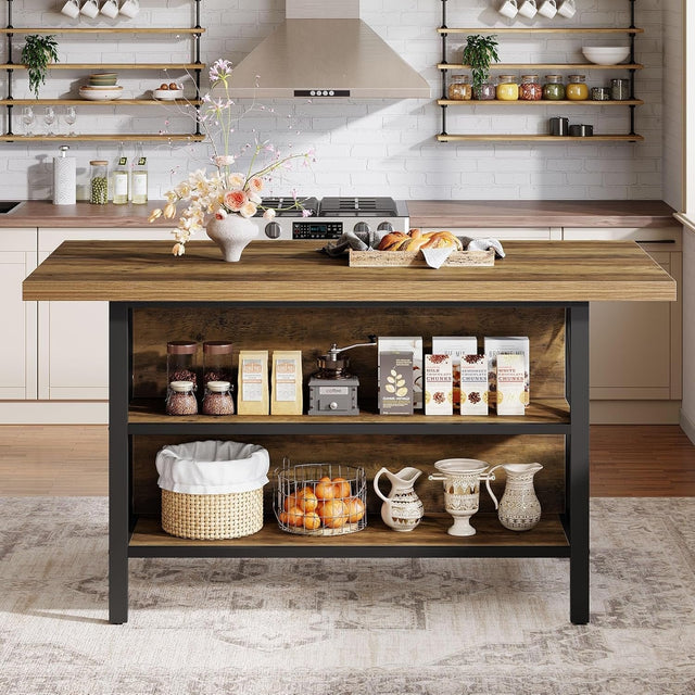 63 inch Kitchen Island dimensions