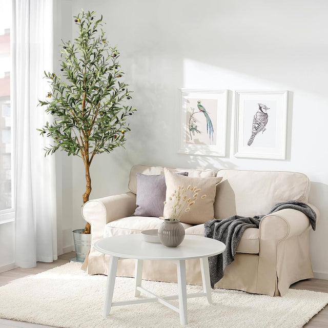 artificial olive tree, fake olive tree indoor, tall faux olive plant, 6ft artificial tree with planter, lifelike olive tree decor, faux potted tree for home, artificial plants for bedroom, office fake plants, no maintenance greenery, Mediterranean home decor