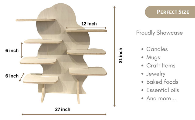 Standing Display Shelf