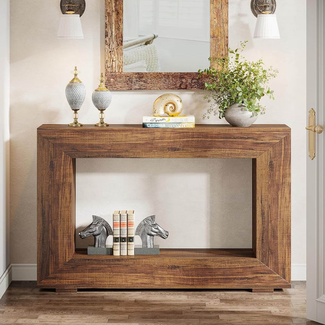 47 inch Farmhouse Console Table lifestyle entryway