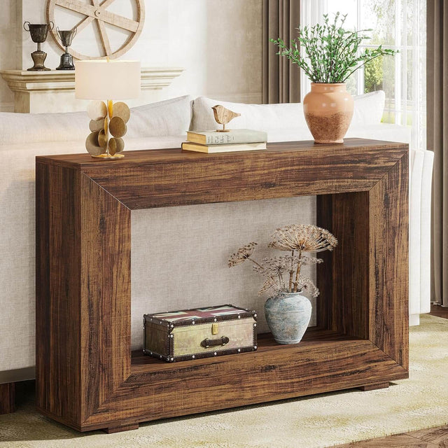 47 inch Farmhouse Console Table styling