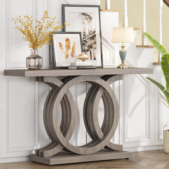 55 inch Geometric Console Table dimensions