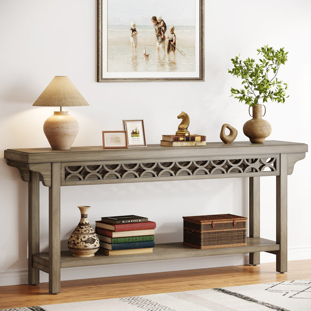 70.8 inch Farmhouse Console Table dimensions