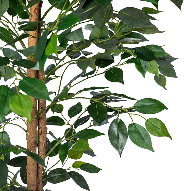 artificial ficus tree, fake ficus tree indoor, tall faux ficus plant, 6ft artificial fig tree with planter, lifelike ficus decor, faux potted tree for home, artificial plants for bedroom, office fake plants, no maintenance ficus, tropical home decor, boho faux greenery